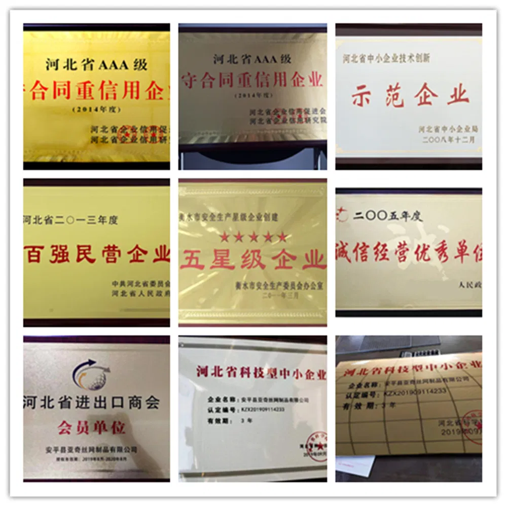 Metal Mesh Quality Certification