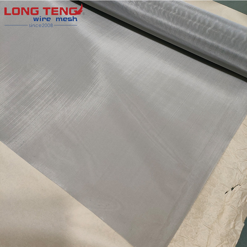 80 Micron 316 Stainless Steel Flat Pack Wire Mesh Rock Cage Speaker Cover Woven Technique for Filters