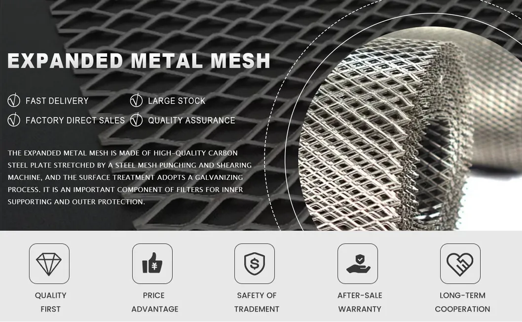 Expanded Metal Wire Mesh Sheet