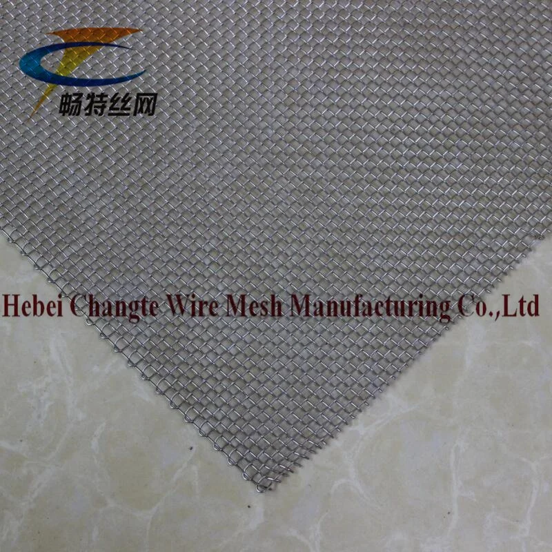 304 Stainless Steel Crimped Wire Mesh for Animal Cage or Vibrating Screen