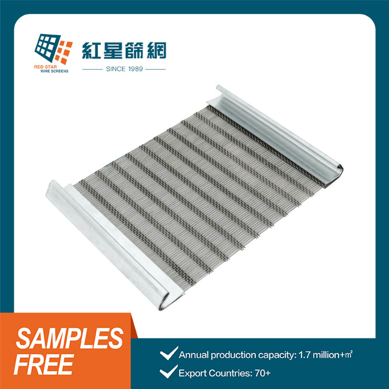 65mn Crimped Wire Mesh Woven Screen Crusher Vibrating Screen Mesh Customized Hook Vibrating Sieve