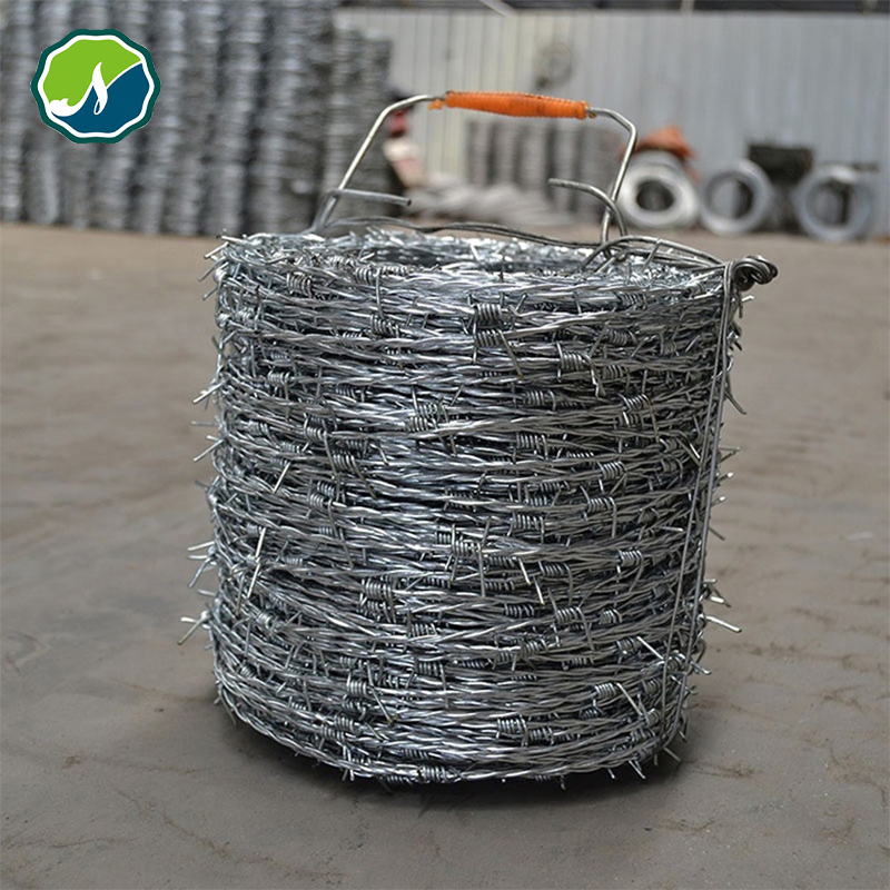 Factory Hot Dipped Galvanized PVC Traditional/Double Twist Single Strand Barbed Fence Wire