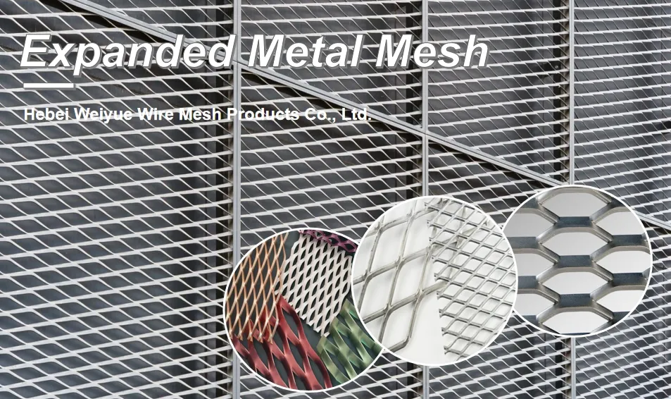 Expanded Metal Mesh Banner