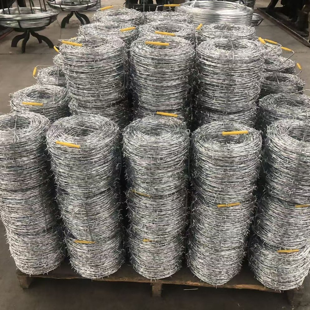 High Tensile Galvanized Iron Wire Cross Razor Barbed Wire Coil for Security Fence