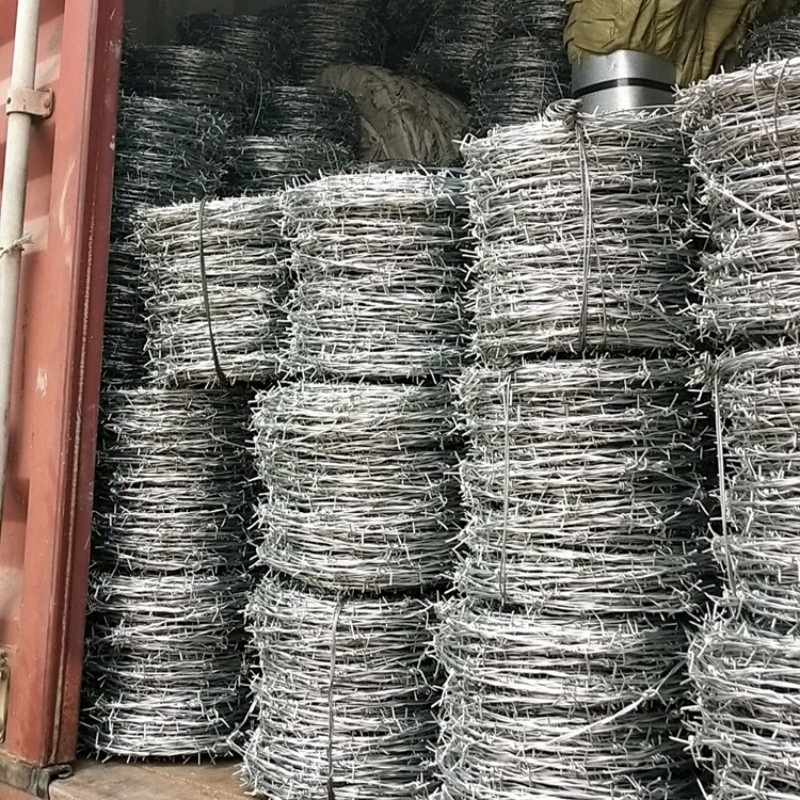 12 Gauge 12.5 Gauge 15.5 Gauge 4 Point Hot Dipped Galvanized, Stainless Steel, PVC Coated Barbed Wire for Fence, Barbed Wire Mesh Roll, Barbed Wire Fence