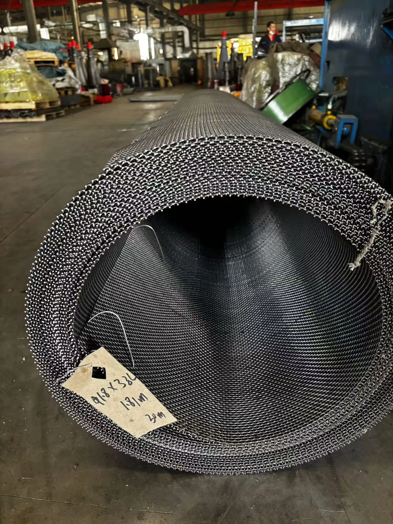 High Tensile &amp; Wear-Resistant Manganese Steel Woven Wire Screen Mesh for Quarry and Mining, Crimped Wire Mesh with Square Opening