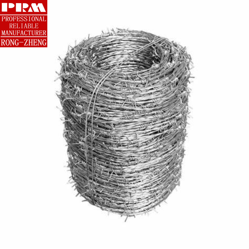 Factory Hot Sales of High-Quality Double-Strand Metal Wire Woven Barbed Wire Fence for Anti-Climbing Purposes in Prisons