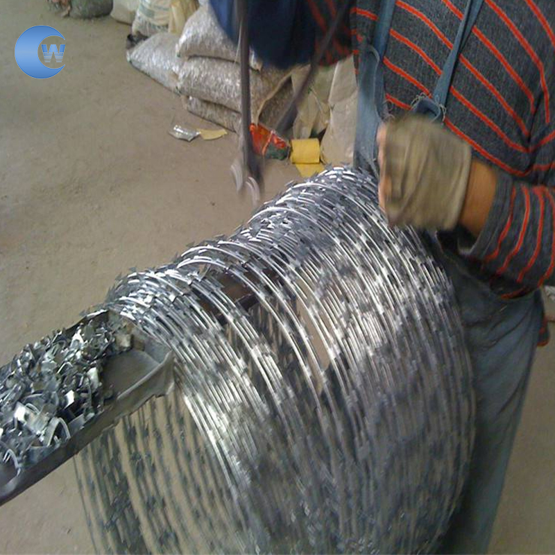 Galvanized Cbt65 Bto30 Bto-22 Double Strand Razor Blade Barbed Wire