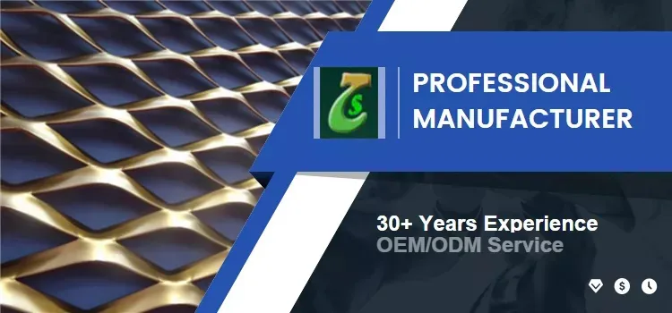 Aluminum Stainless Steel Expanded Metal Mesh 1