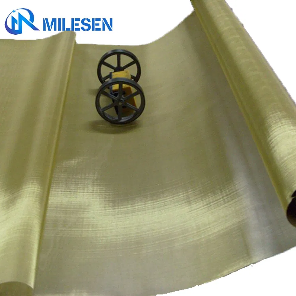 Factory Custom High Strength Wire Mesh Brass Mesh Metal Mesh Filter Mesh for Filtration Screening