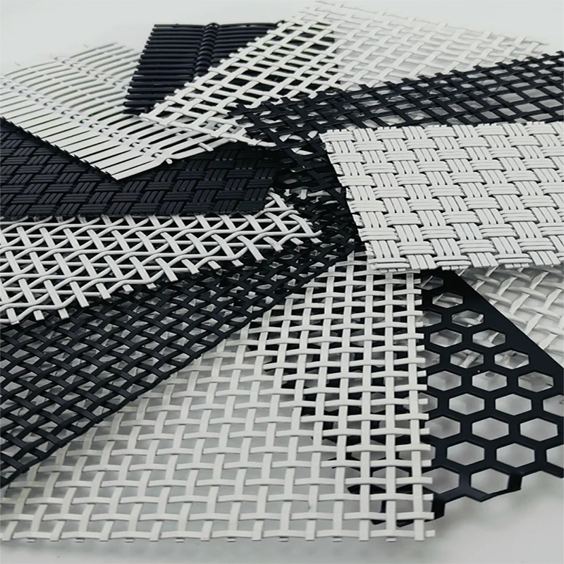 Factory Whosale Outside and Inside Cabinet Furniture Rigid Metal Stainless Steel Woven Decoration Wire Mesh