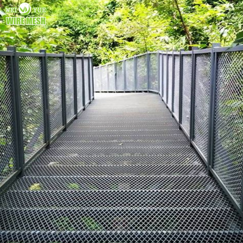 High Quality Security Flattened Aluminum Stainless Steel Copper Expanded Metal Mesh Aluminum Diamond Mesh