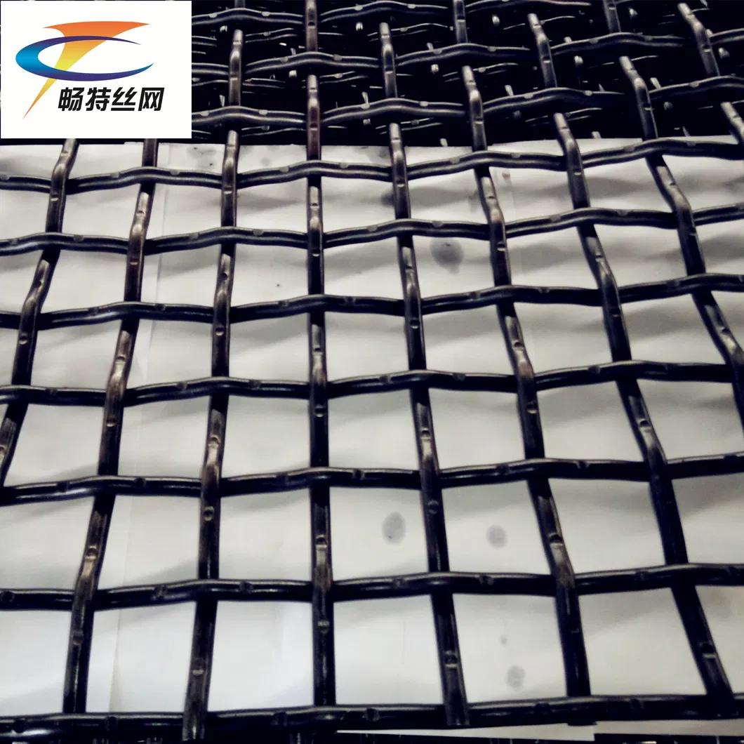 Crimped Square Plain Weaving Wire Mesh Display 1
