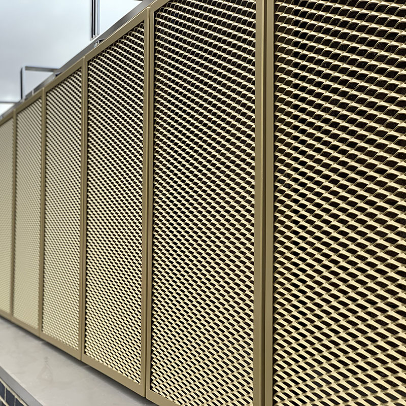 Thickness 0.4mm-10mm Powder Coated Aluminum Expanded Metal Mesh for Decoration