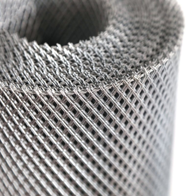 Copper Diamond Expanded Metal Mesh for Lightning Strike Protection on Aircraft