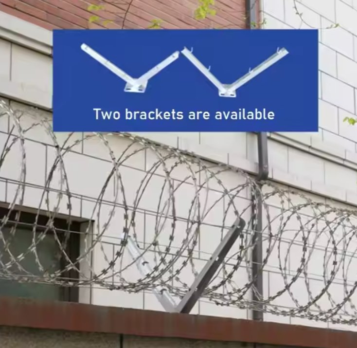 Cbt65 Bto30 Bto-22 Roll Concertina Double Strand Razor Blade Barbed Wire