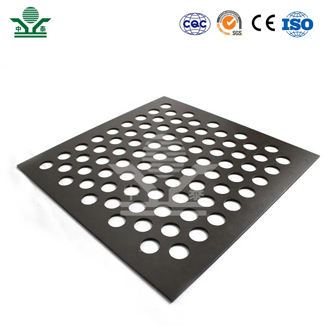 Zhongtai Round Perforated Metal Mesh China Suppliers Perforated Metal Fence 0.2mm - 20mm Thickness Perforated Metal Sheets for Radiator Covers