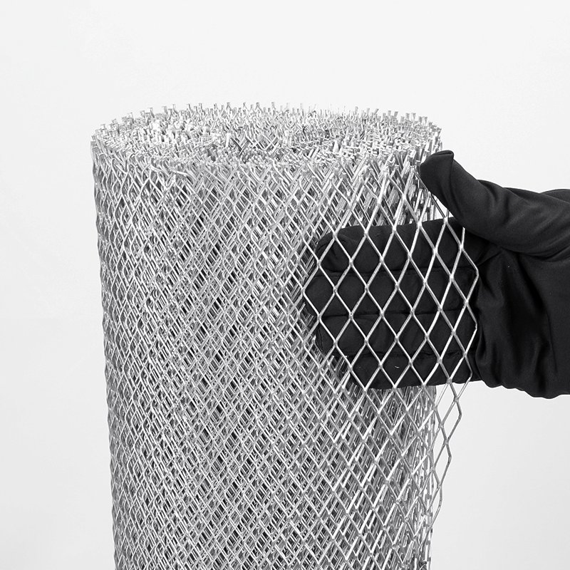 Hot-Dipped Fire Rated Anti-Corrosion Galvanized Stainless Low Carbon Steel Expanded Metal Wire Mesh Roll with Custom Size Color for Window Screen Plaster Mesh