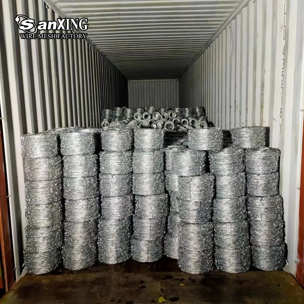 13 Gauge Double Strand Galvanized Barbed Wire 2.4mm