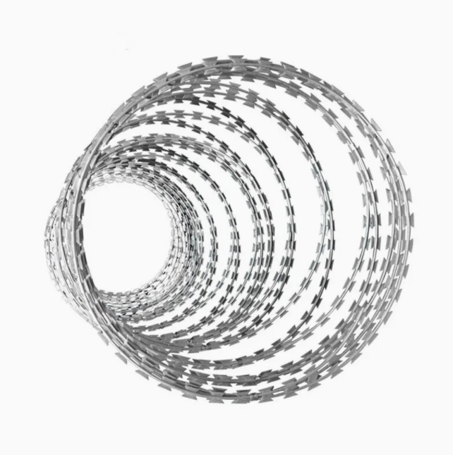 Bto-29 450mm Roll Diameter Razor Barbed Wire for Security Fencing Export to Uganda