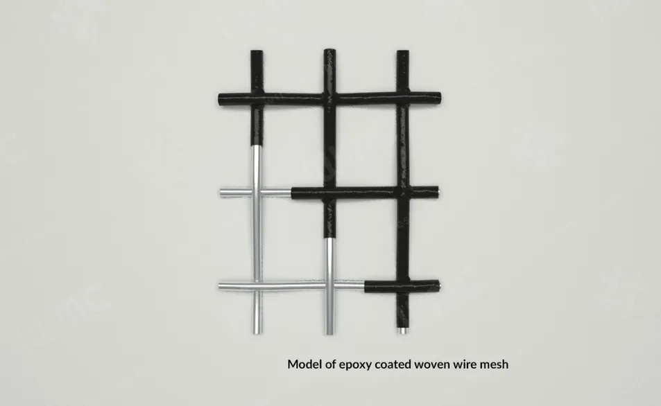 Epoxy Coated Mesh Detail 2