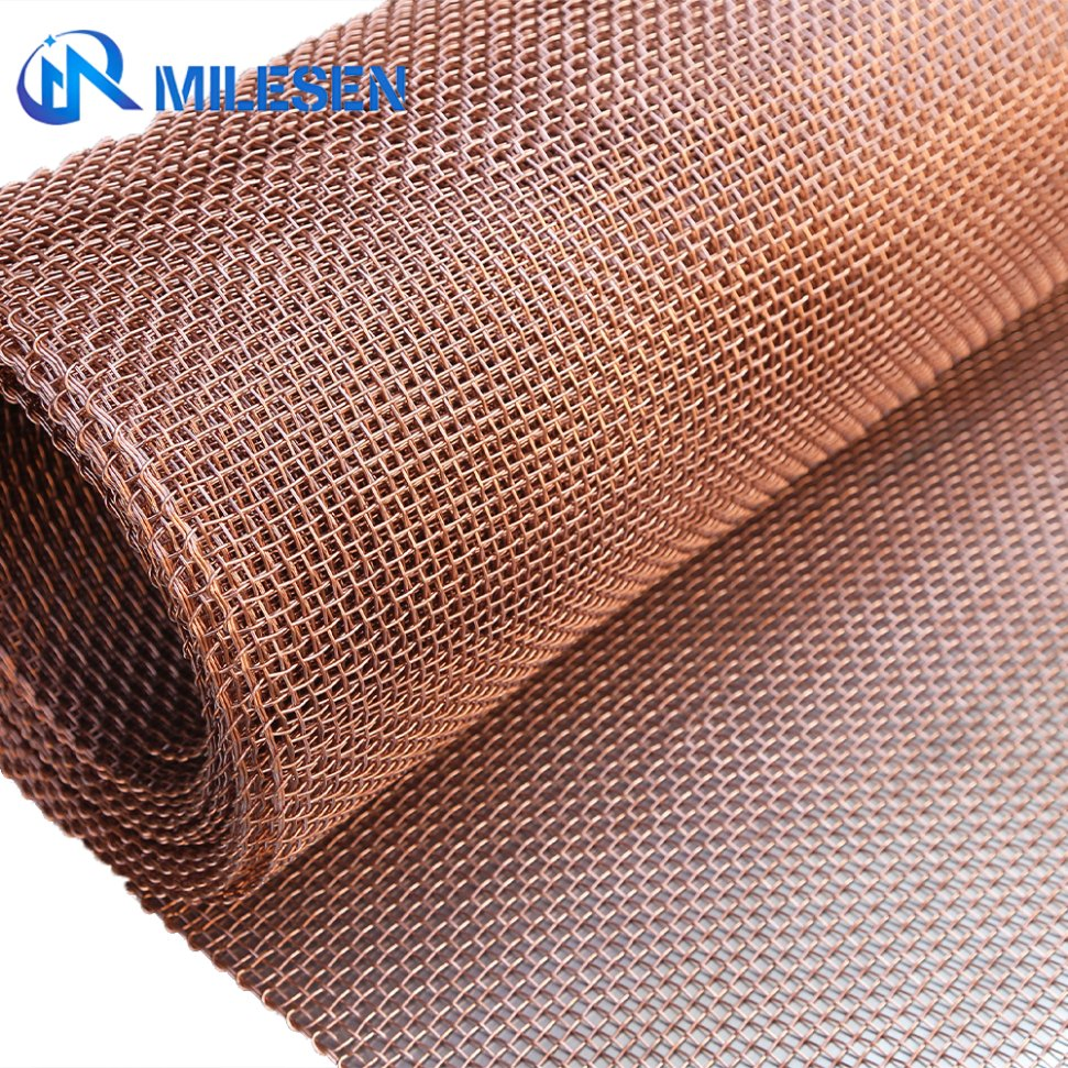 Brass Copper Phosphor Bronze Mesh Customized Production Precision Sieving Resistance Wire Mesh