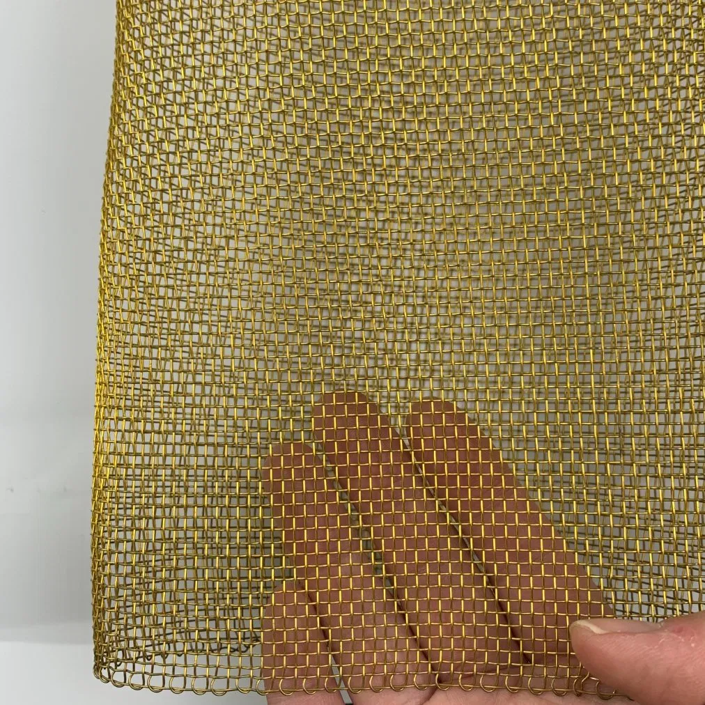 Crimped Welded Woven Brass Phosphor Bronze Copper Wire Cloth Mesh
