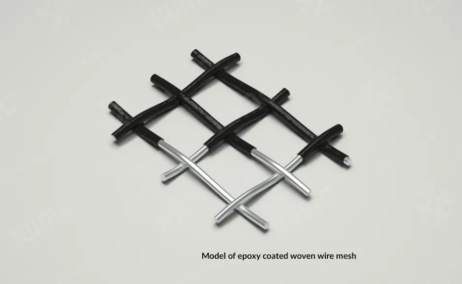 Epoxy Coated Mesh Detail 1