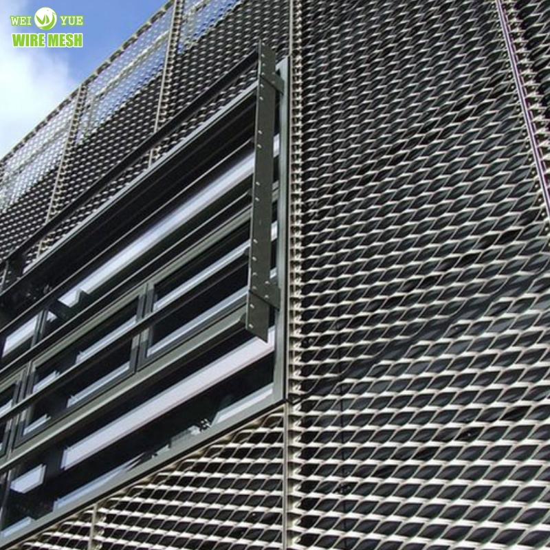 High Quality Security Flattened Aluminum Stainless Steel Copper Expanded Metal Mesh Aluminum Diamond Mesh