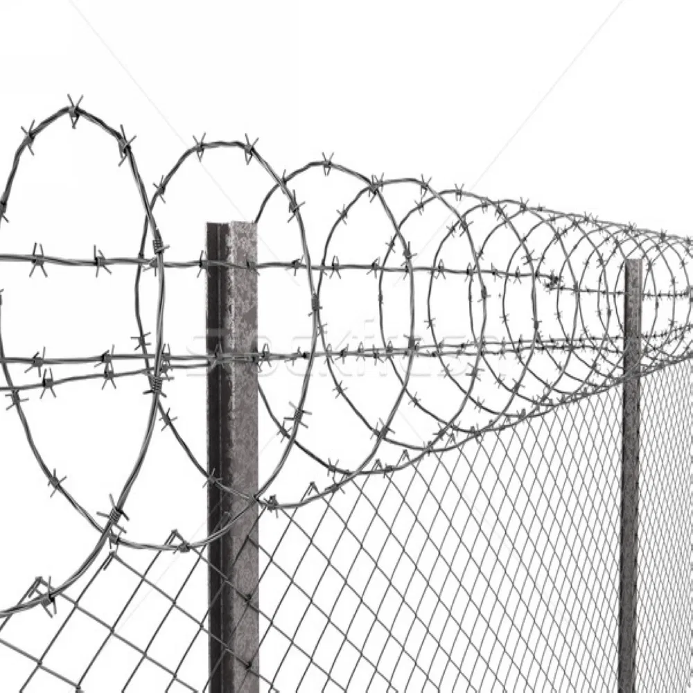 Durable Double Strands Barbed Wire Fence for Secure T Post Installation