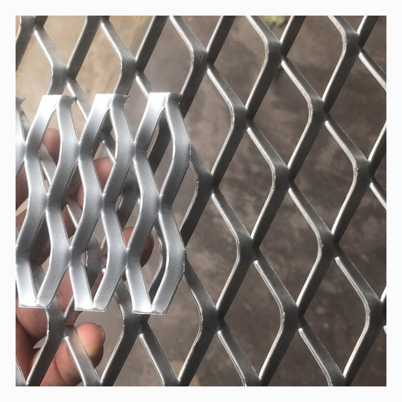 Metal Wall Panel Decorative Material Aluminum Expanded Mesh Facade