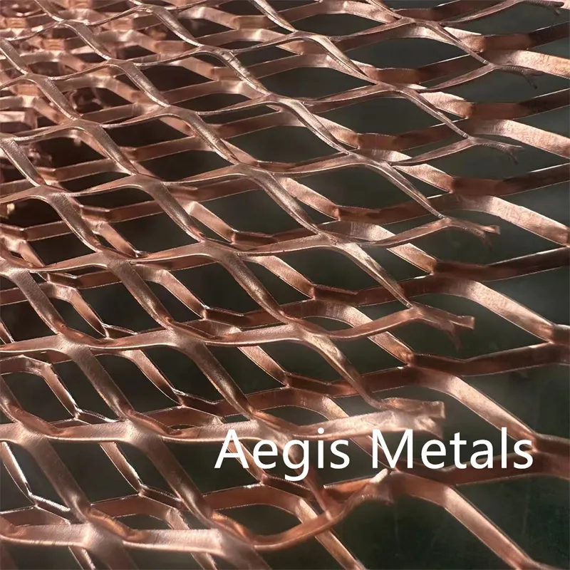 Copper Expanded Mesh Detail 3