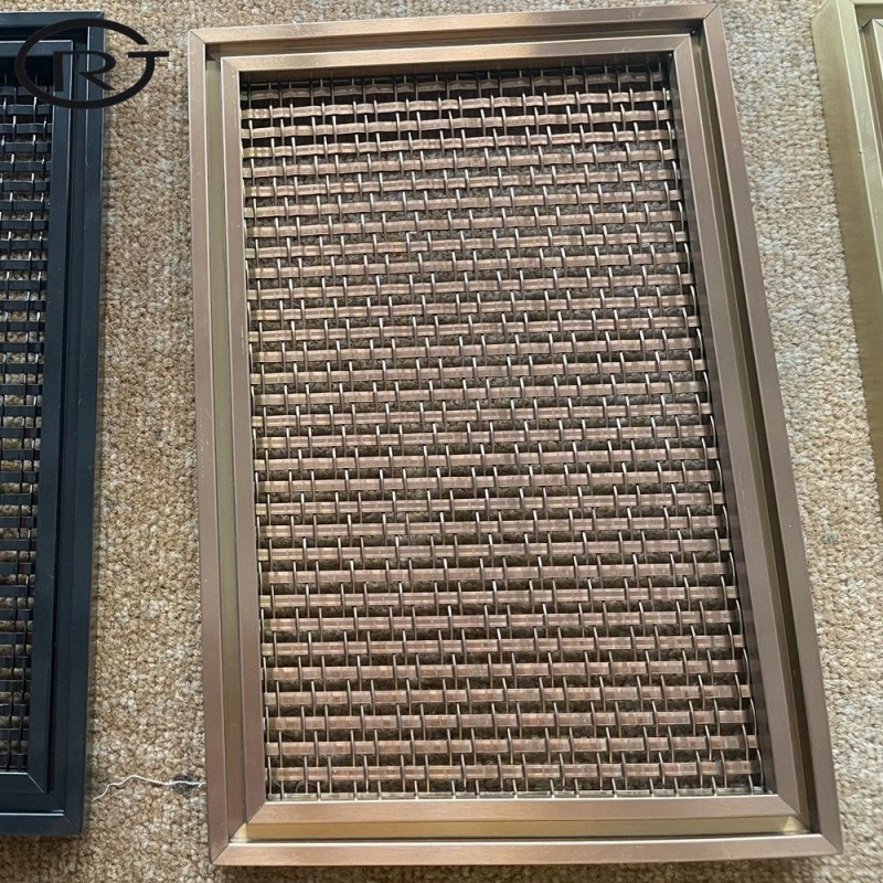 Classic Copper Woven Metal Mesh for Partition Wall Decoration Wire Mesh