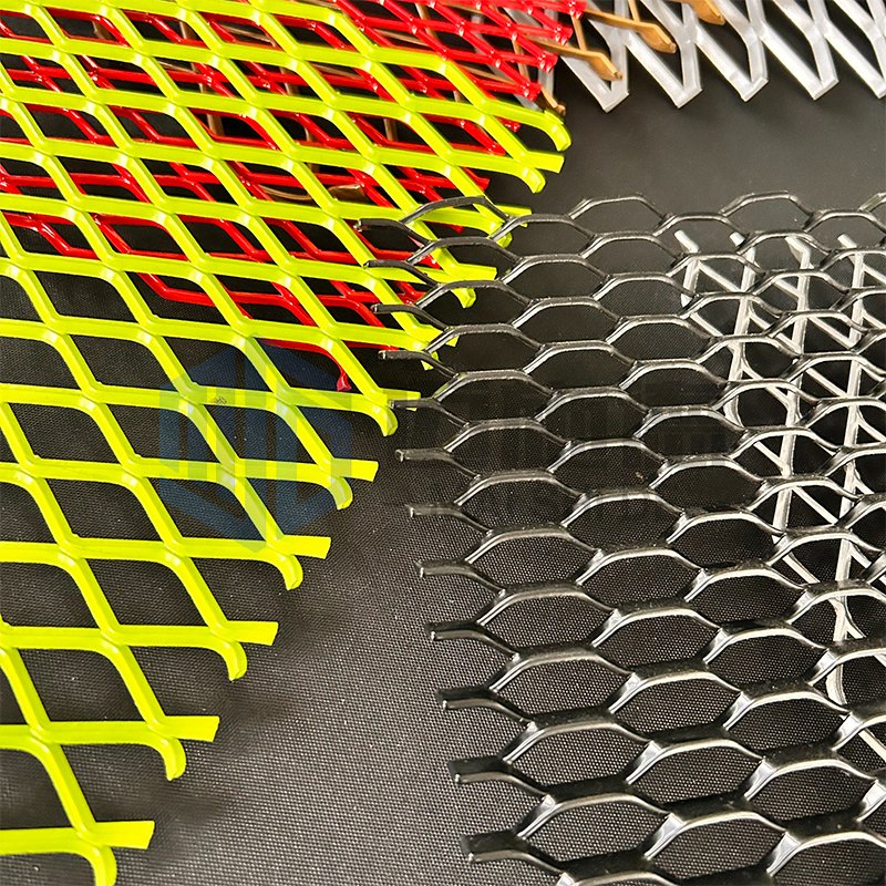 Facade Cladding Metal Aluminum Expanded Metal Mesh