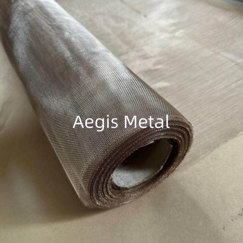 90% Copper 10% Nickel Alloy C70600 Woven Wire Mesh for Oil Filter Screen