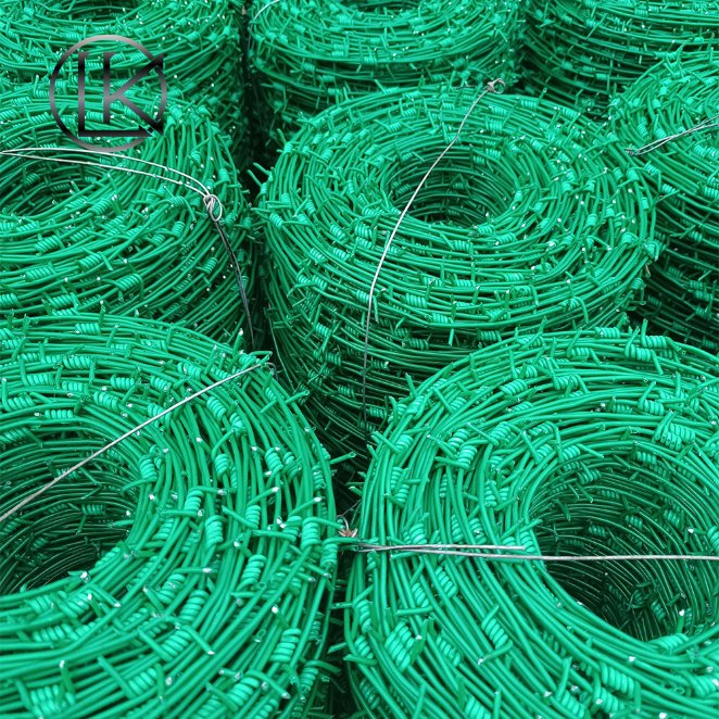 Factory Directly Supply Twisted Barbed Wire Galvanized Twisted Barbed Wire Double Strand Twisted Barbed Wire for Perimeter Protection &amp; Fencing