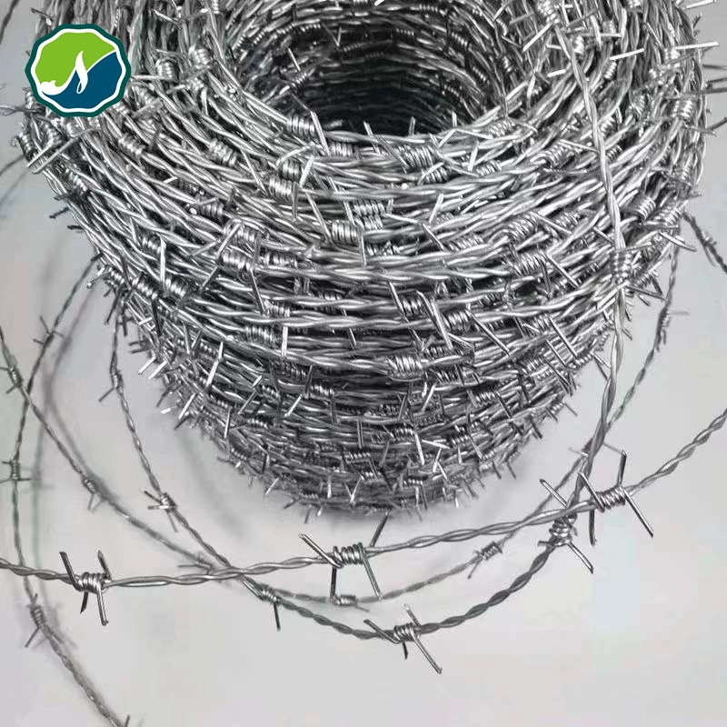 Factory Hot Dipped Galvanized PVC Stainless Steel Barbed Wire Razor Fencing Wire Price