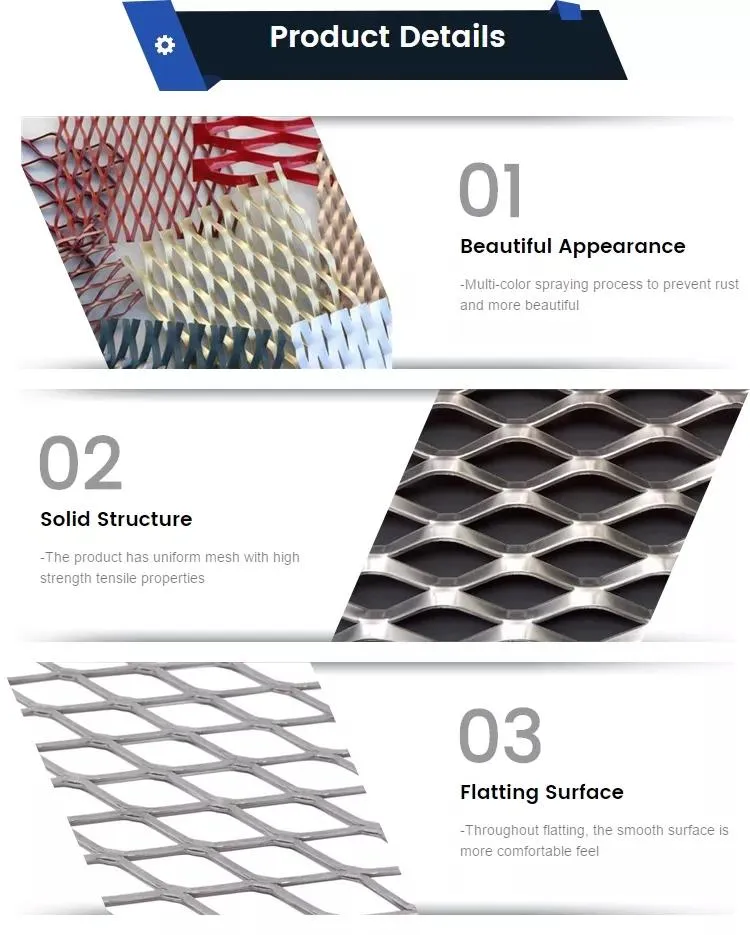 Aluminum Stainless Steel Expanded Metal Mesh 5