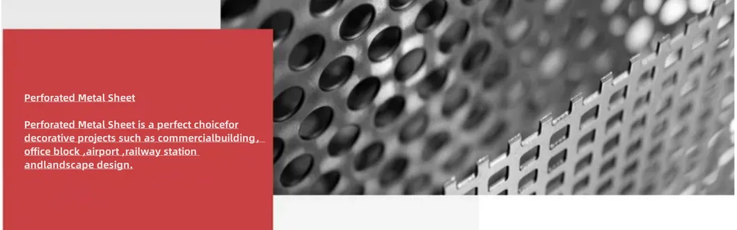 Perforated Metal Sheet Banner