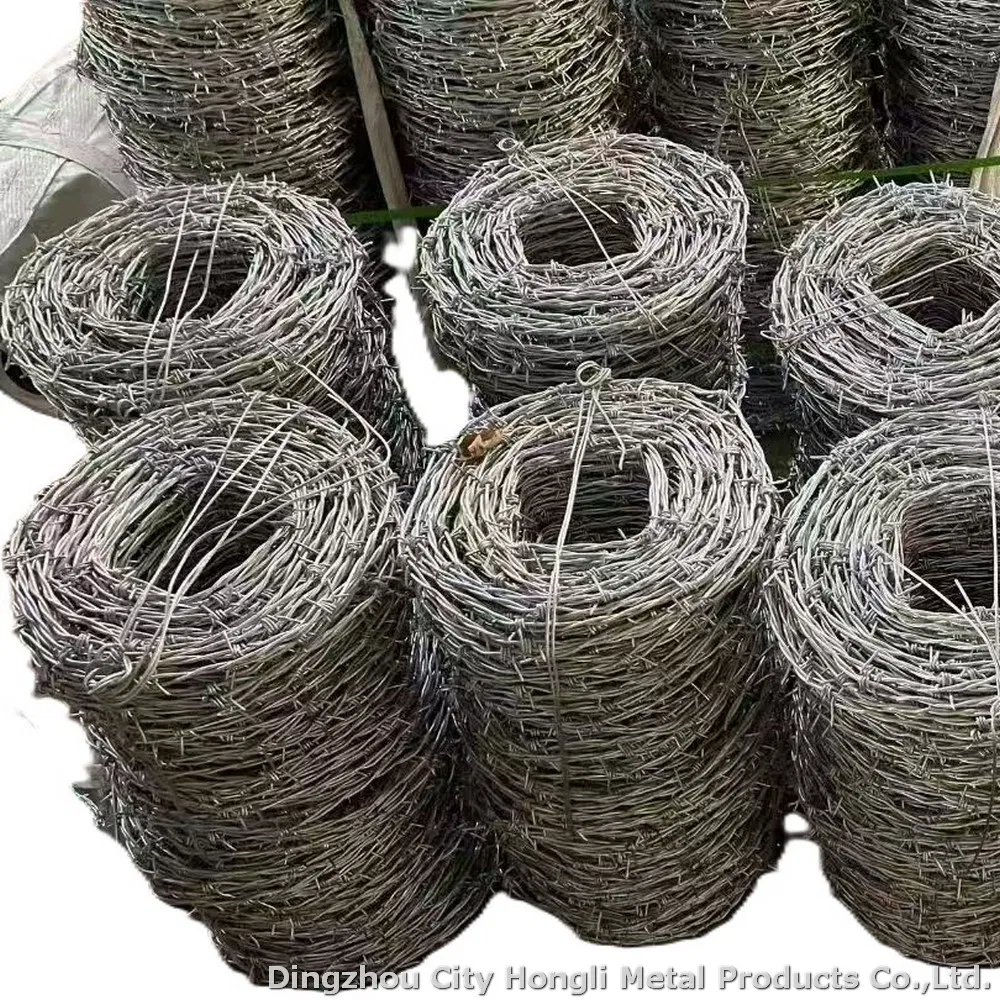 Hot Dipped Galvanized Double Twist Single Strand Barbed Fence Wire