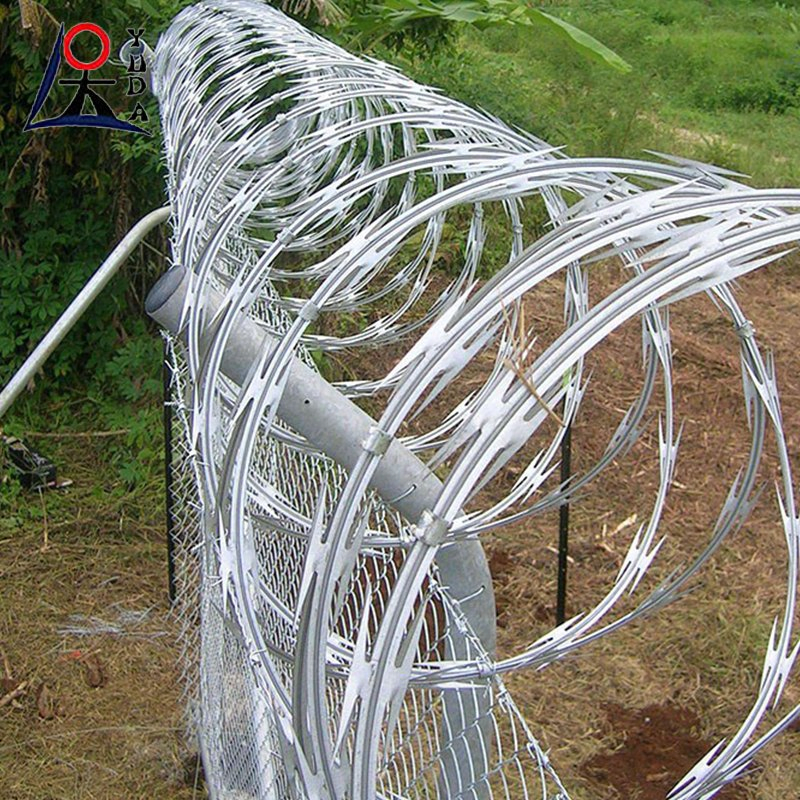 Double Strand Razor Barbed Wire Fence Plate Razor Barbed Wire