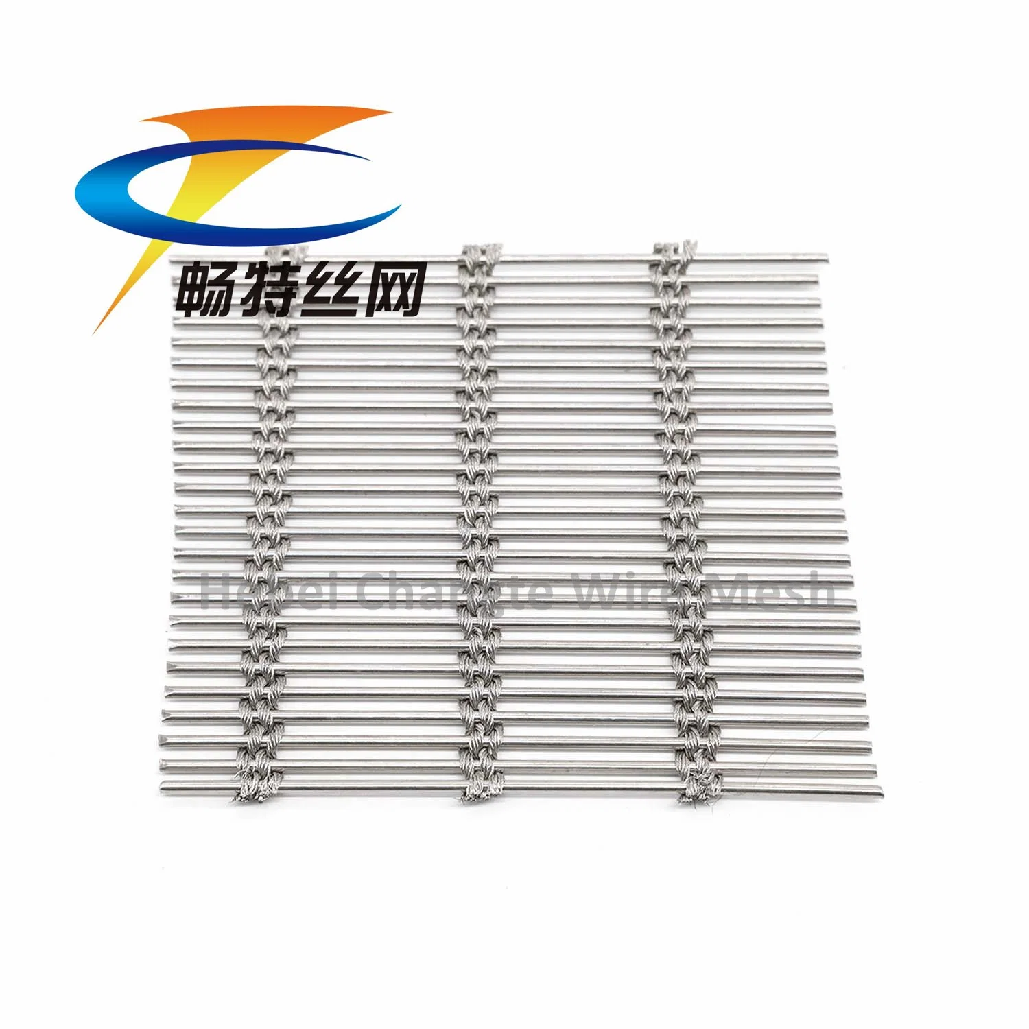 Stainless Steel Gold Color Brass Decorative Woven Wire Mesh