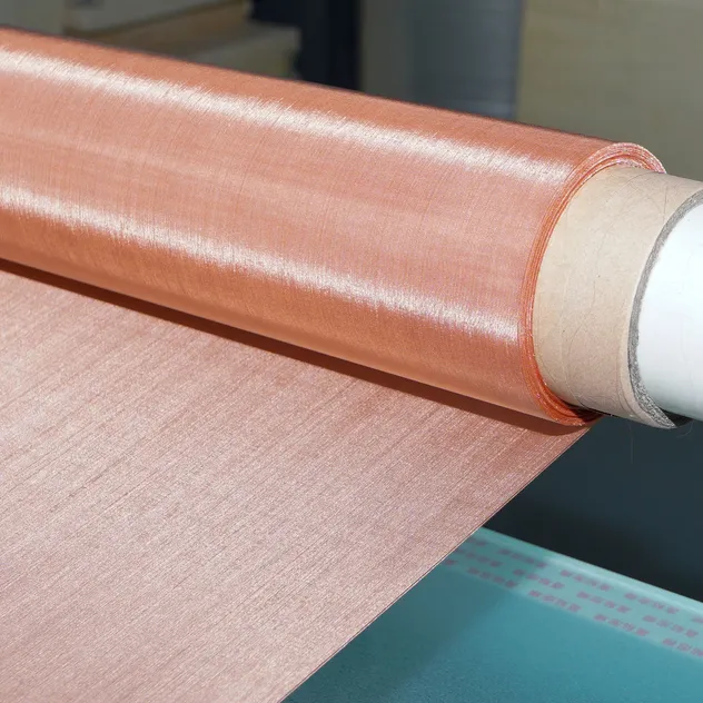 Copper Mesh Detail 2