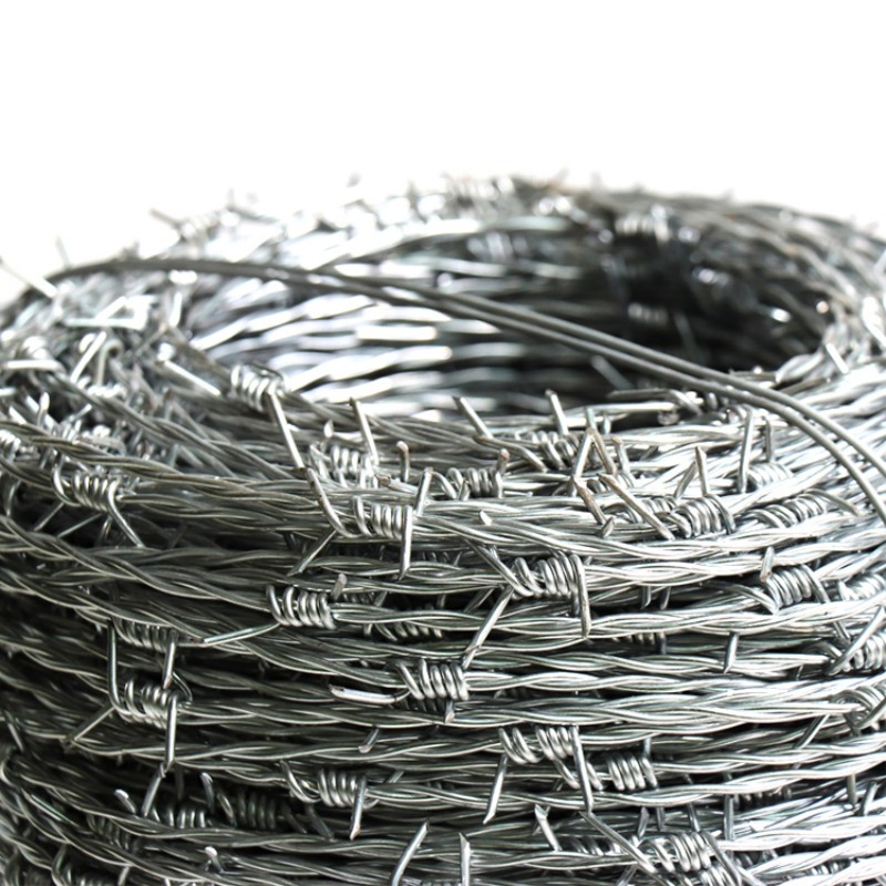 12 Gauge 12.5 Gauge 15.5 Gauge 4 Point Hot Dipped Galvanized, Stainless Steel, PVC Coated Barbed Wire for Fence, Barbed Wire Mesh Roll, Barbed Wire Fence