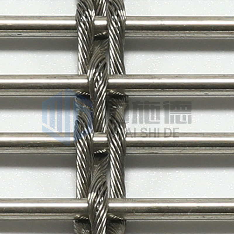 Walls Metal Brass Stainless Steel Alloy Decorated Crimped Wire Mesh