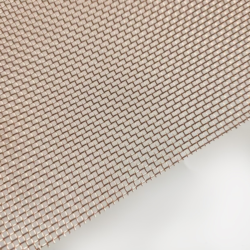 High-Quality RF Shielding Copper Woven Wire Mesh Cloth