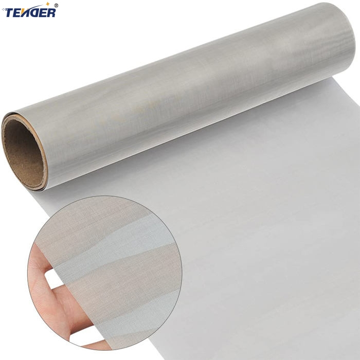 Premium 50 Micron Stainless Steel Braided Wire Filter Mesh