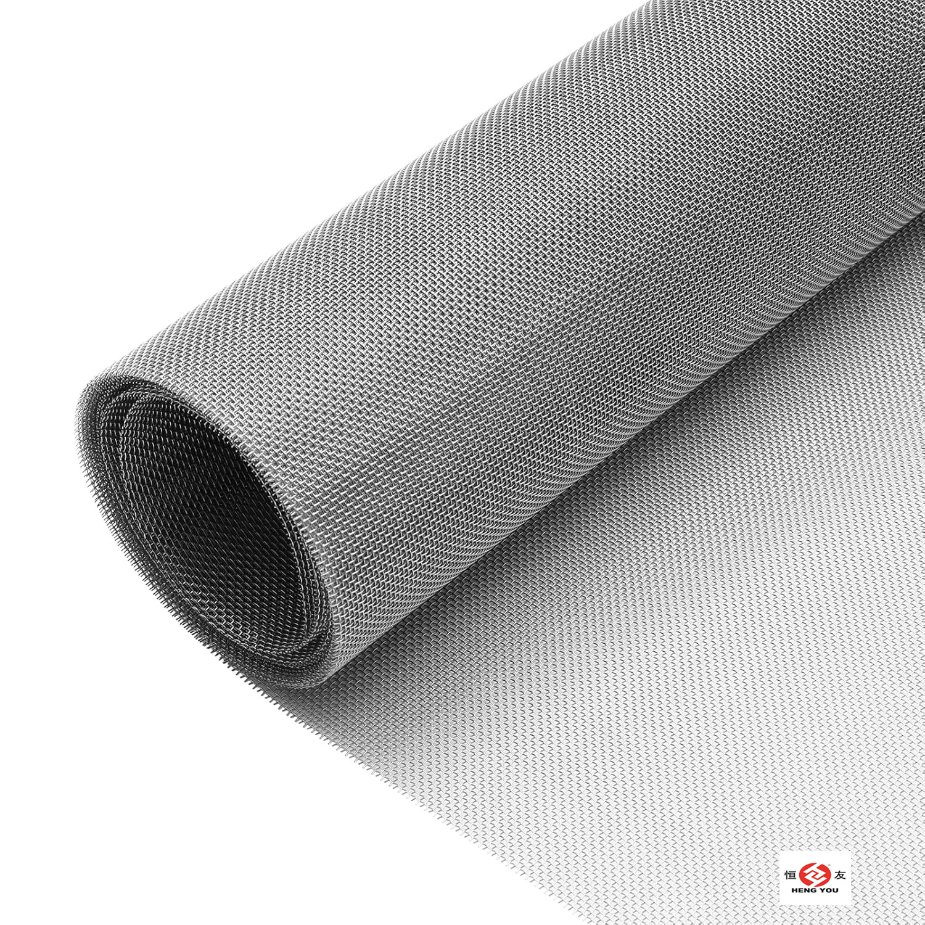 Plain Woven 304 304L 316 Stainless Steel Wire Mesh/ Square Fabric Wire Mesh Cloth for Filter and Industry