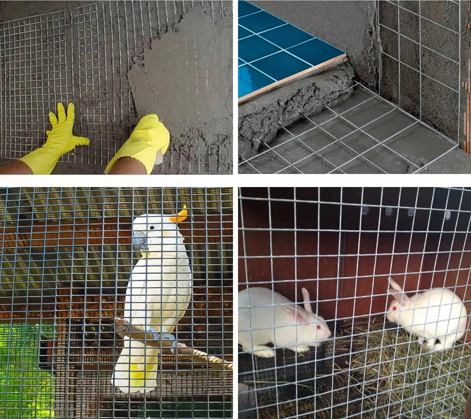 Galvanized Mesh Surface