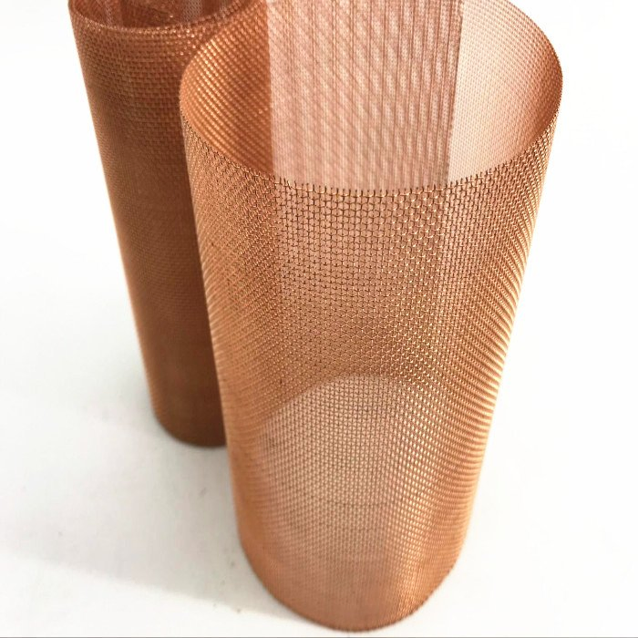 20-200 Filtration Testing Sieve Metal Fabric Copper Woven Wire Filter Screen Mesh
